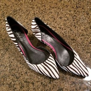Shoes of Prey Zebra Print Calf Hair Wedges_sz 12W